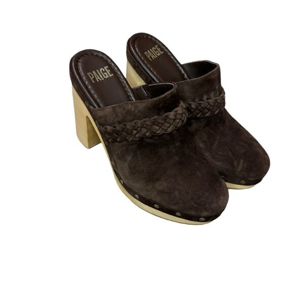 PAIGE
Rosie Suede Buckle Clogs - Picture 1 of 8